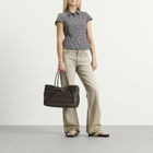 MARGESHERWOOD Women's Grandma  Bag - Large in Sepia Pull-Up 
