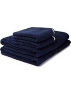 Échapper - Set of Four Linen and Cotton-Blend Terry Towels