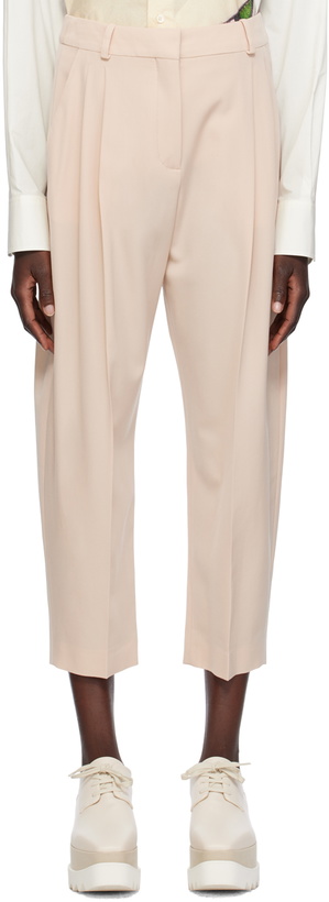 Photo: Stella McCartney Beige Pleated Trousers