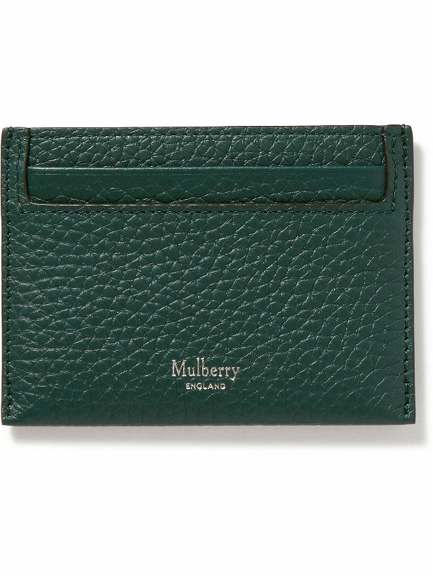 Photo: Mulberry - Logo-Embossed Full-Grain Leather Cardholder