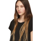 Boris Bidjan Saberi Black Garment-Dyed T-Shirt