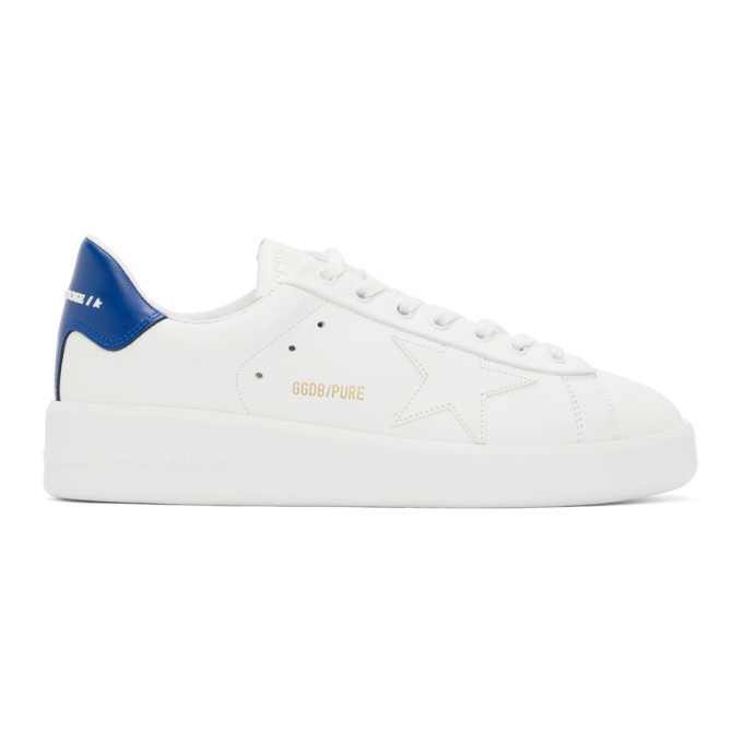 Photo: Golden Goose White and Blue Purestar Sneakers