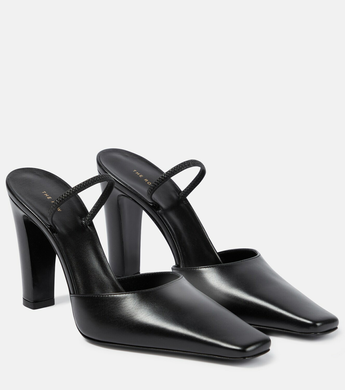 The Row Slingback leather pumps The Row