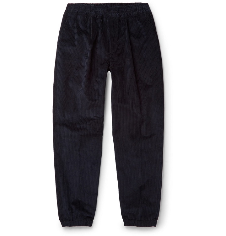 Photo: Loro Piana - Tapered Cotton-Blend Corduroy Trousers - Unknown