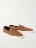 FEAR OF GOD - Suede Boat Shoes - Brown