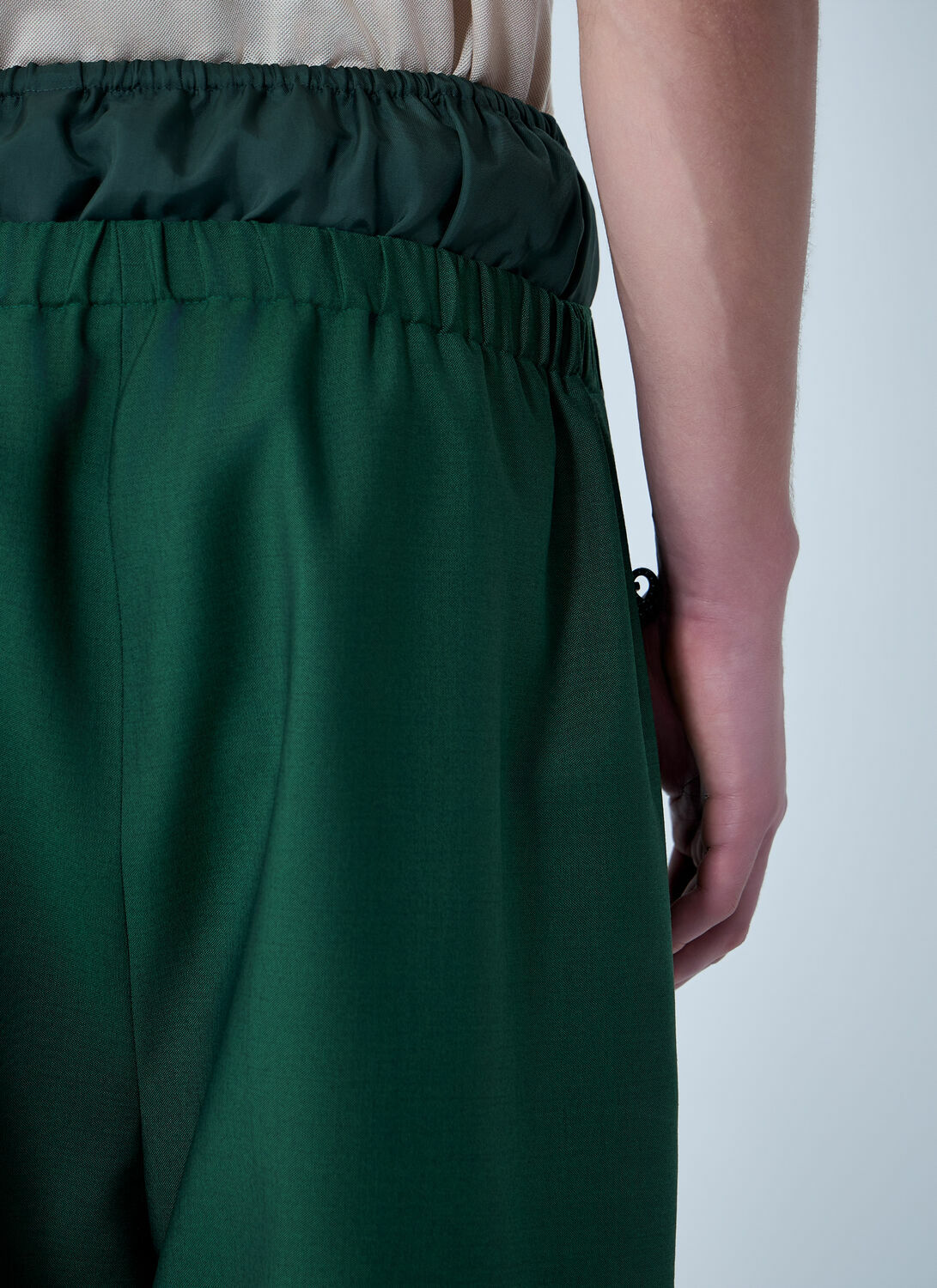 Lacoste Wide-Leg Drawstring Trousers