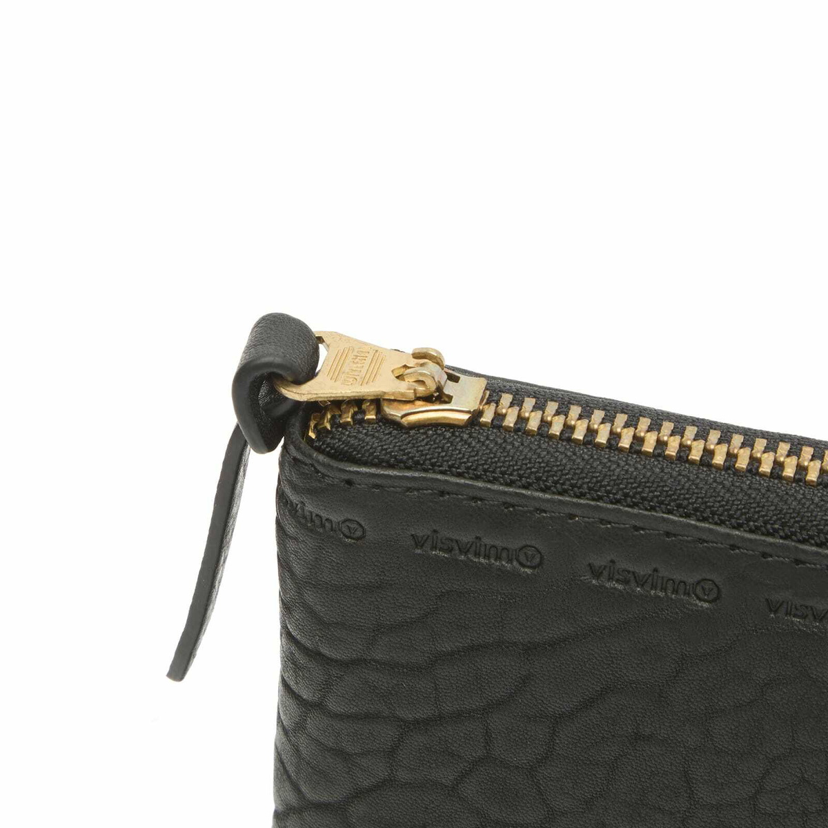 Visvim Men's Leather Bi-Fold Wallet in Black Visvim