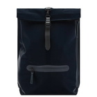 Rains Men's Rolltop Rucksack in Ink