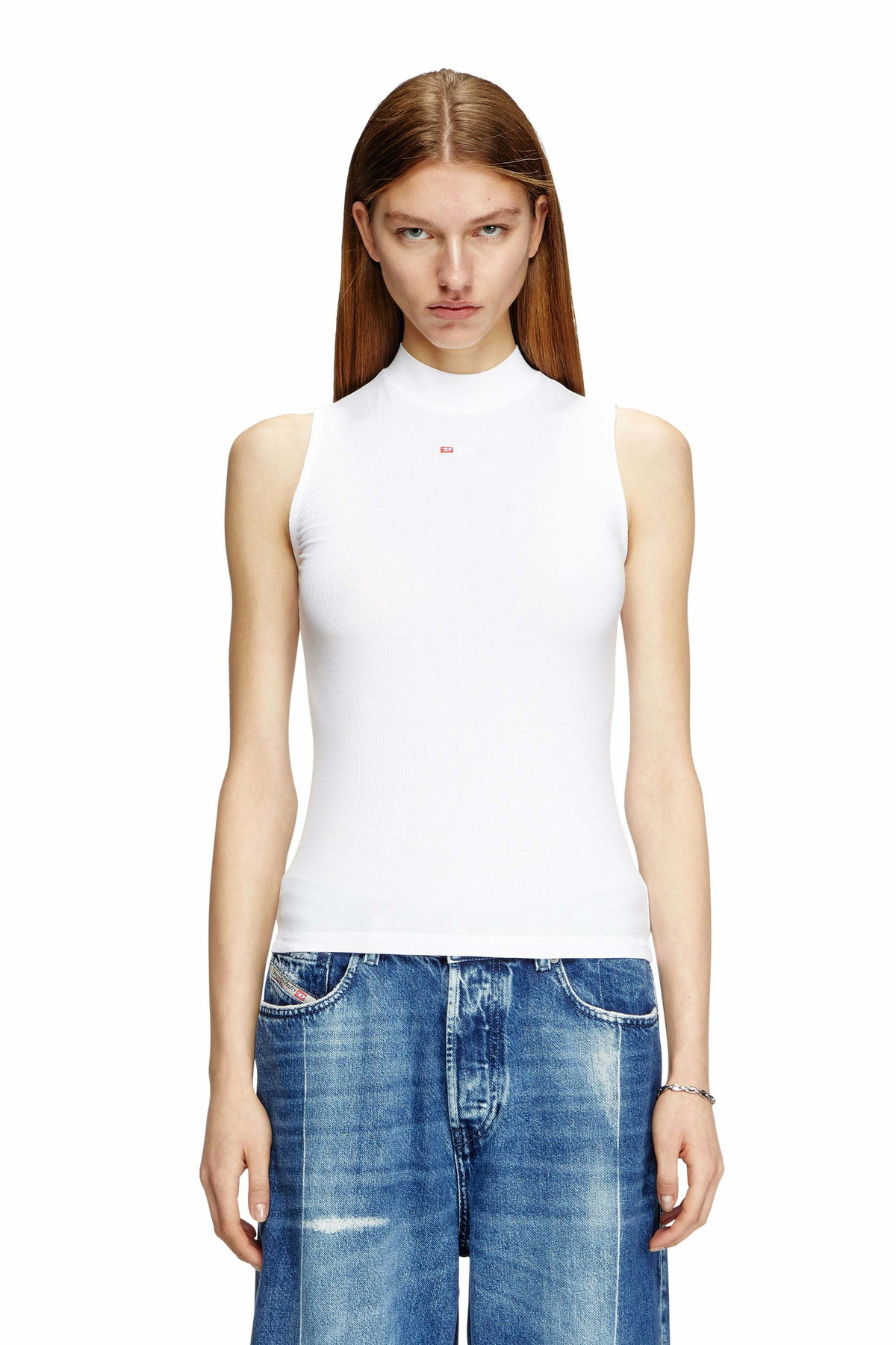 Diesel Blue T-Analie Long Sleeve T-Shirt Diesel