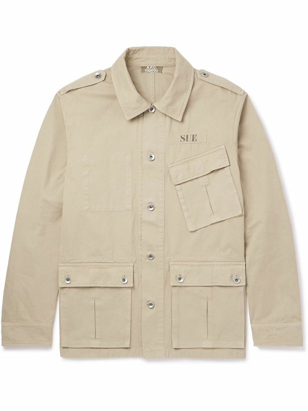 Photo: A.P.C. - Cotton-Twill Overshirt - Neutrals