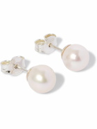 Hatton Labs - Silver Pearl Earrings