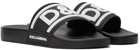 Dolce & Gabbana Black Logo Slides