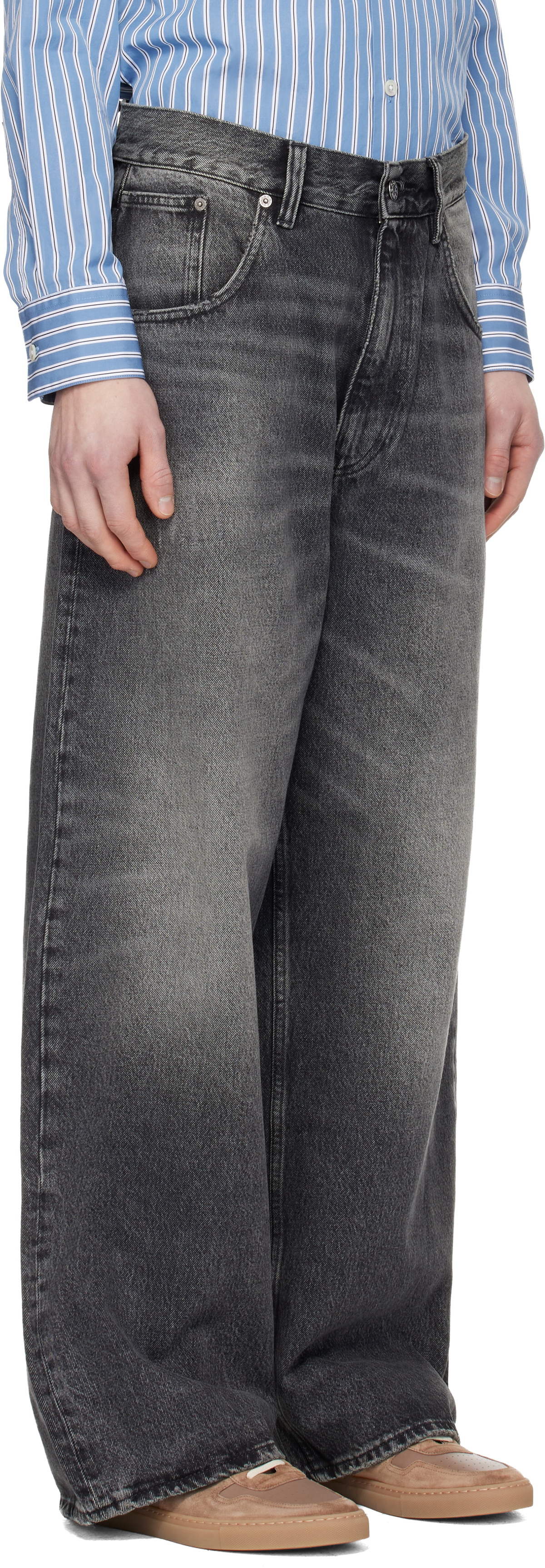 Sunflower Black Super Wide Jeans