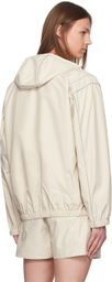 John Elliott Off-White Paneled Anorak Jacket