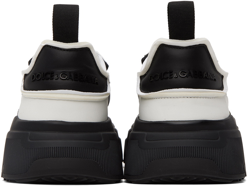 Dolce & Gabbana White & Black Daymaster Sneakers Dolce & Gabbana