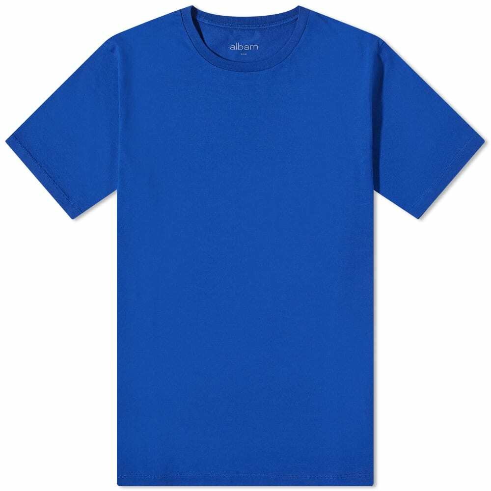 Photo: Albam Men's Classic T-Shirt in Blue