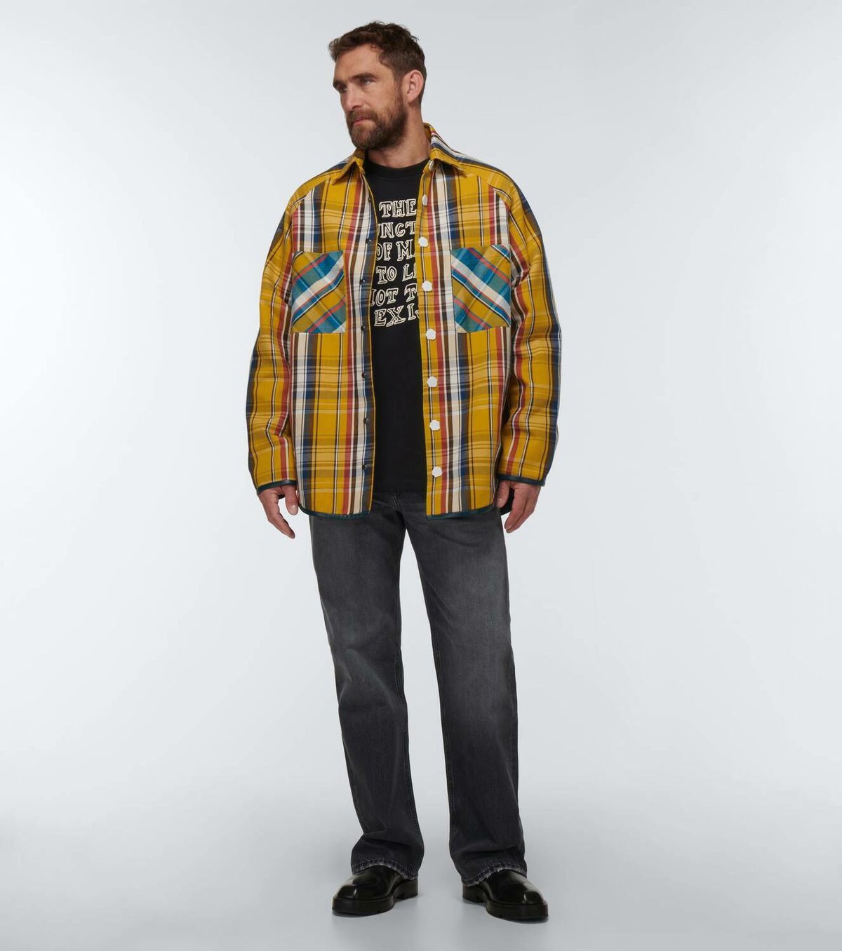 Due Diligence Printed cotton jersey T-shirt