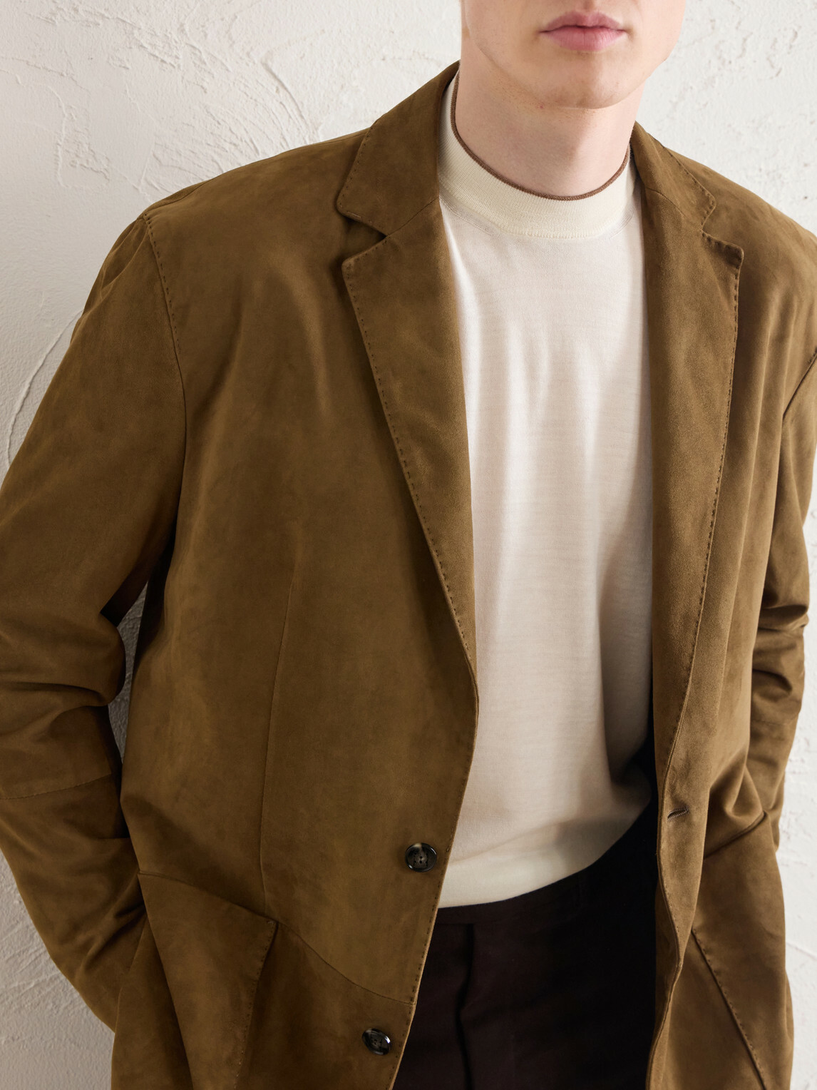 Kiton - Merino Wool Sweater - White