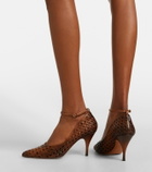 Miu Miu Woven leather pumps
