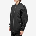 Rick Owens Men's Jumbo Peter Flight Jacket in Black