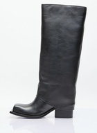 Fidan Novruzova Havva Leather Boots