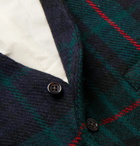 Polo Ralph Lauren - Slim-Fit Checked Wool Waistcoat - Men - Navy