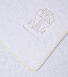 Brunello Cucinelli Embroidered cotton terry towel