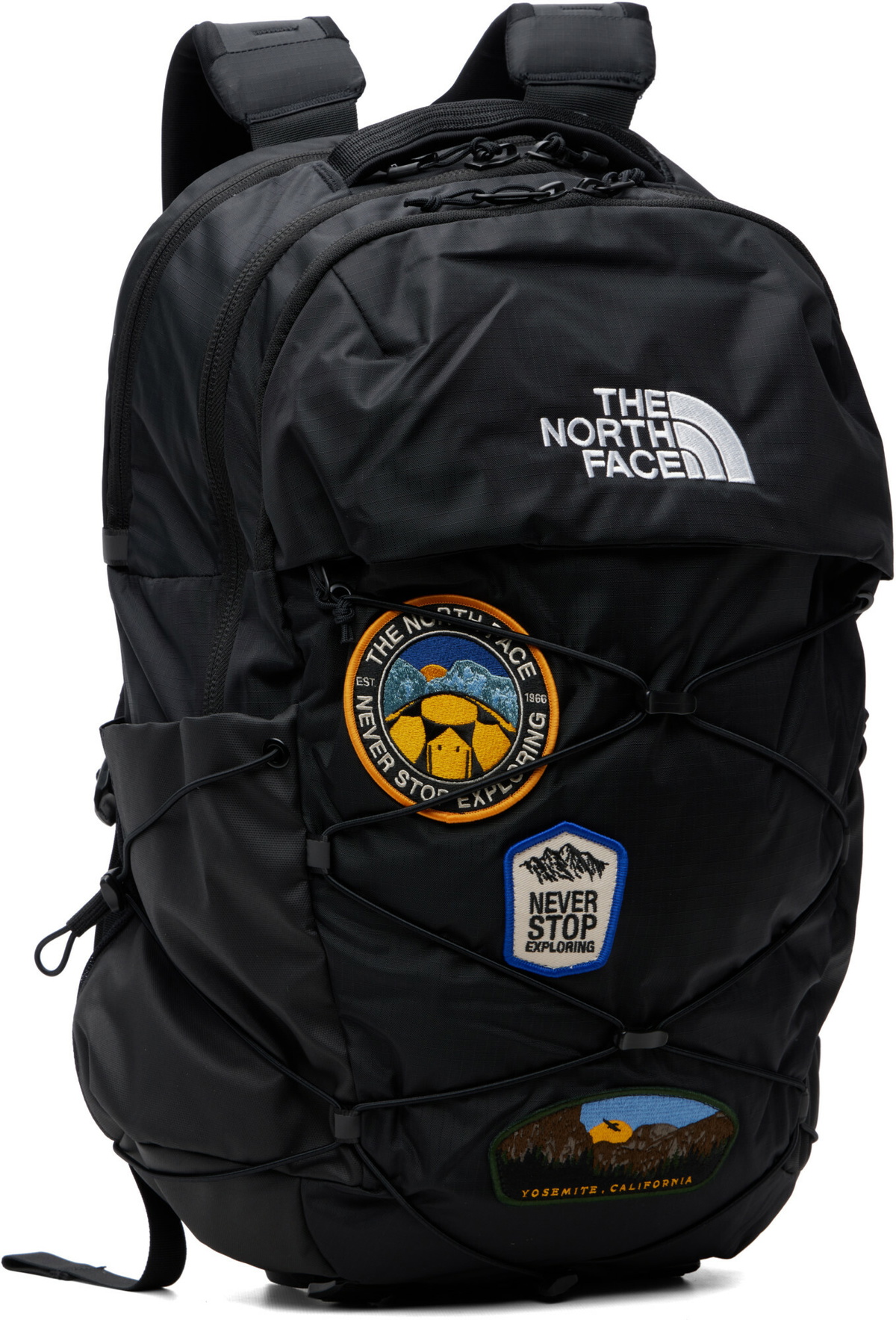 The North Face Black Borealis Patch Backpack
