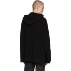 Raf Simons Black Knit Atari Hoodie