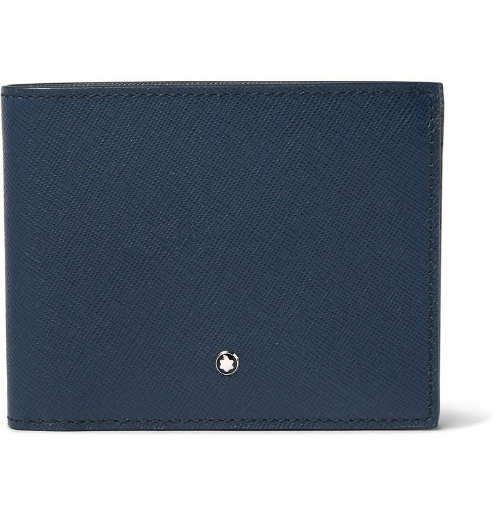 Photo: Montblanc - Sartorial Cross-Grain Leather Billfold Wallet - Men - Blue