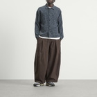 YMC Men's Waffle Check PJ Shirt in Navy