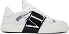 Valentino Garavani White Low-Top Calfskin VL7N Sneakers