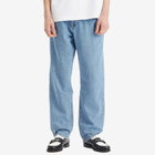 Róhe Men's Straight Leg Jeans in Denim Blue