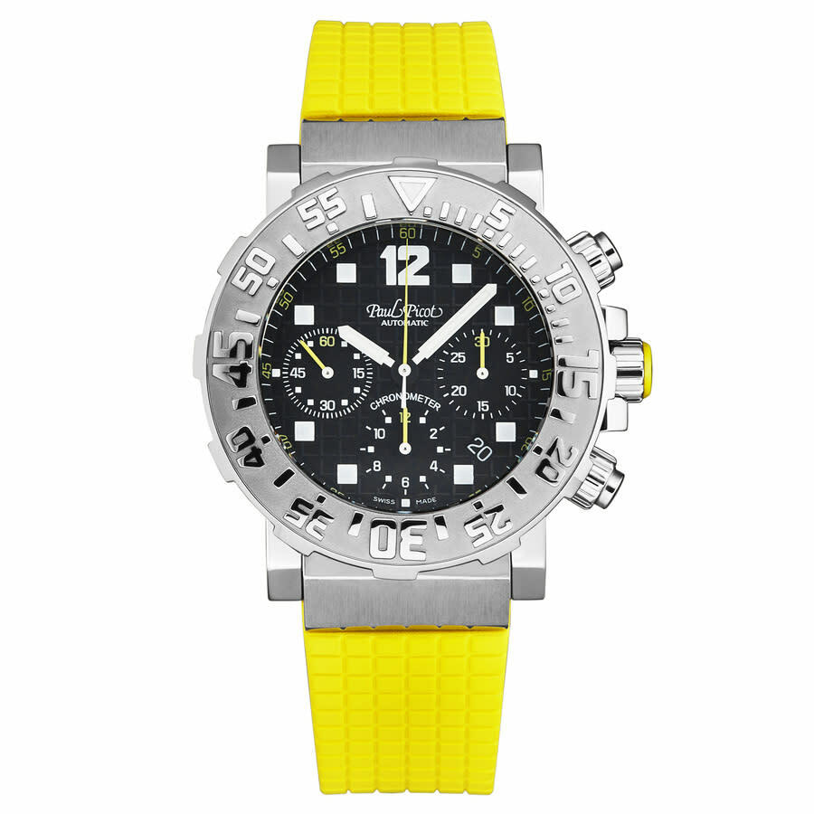 Paul Picot C-Type Chronograph Automatic Black Dial Mens Watch P4116.20GR.563CM061