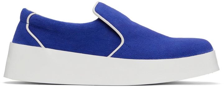Photo: JW Anderson Blue Piping Sneakers