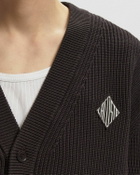 Relaxed Fit Ribbed Cotton Cardigan