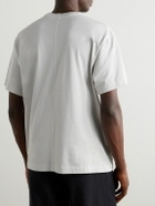SSAM - Charlie Organic Cotton-Jersey T-Shirt - Gray