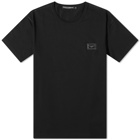 Dolce & Gabbana Men's Plate Crew Neck T-Shirt in Black