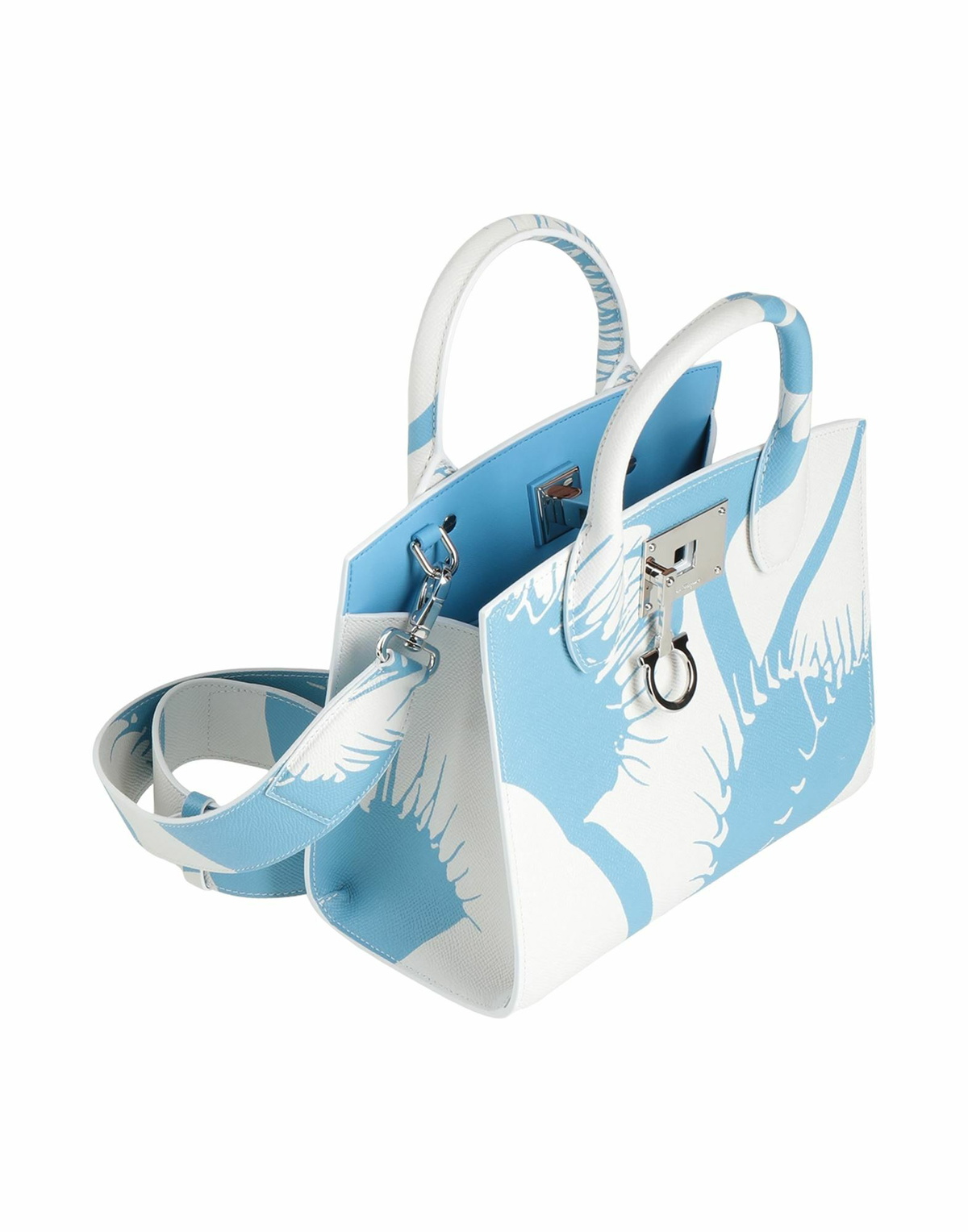 Ferragamo Womens Handbag Light in Blue
