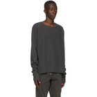 Greg Lauren Grey Thermal Sweatshirt