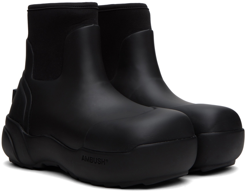 AMBUSH Black Rubber Boots