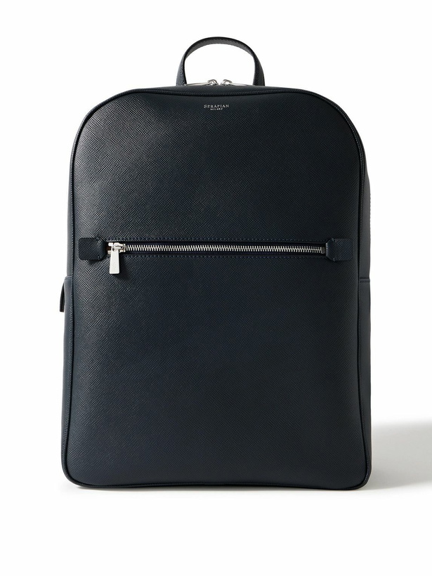 Photo: Serapian - Evoluzione Cross-Grain Leather Backpack