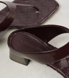 Bottega Veneta Marella Intrecciato 45 leather thong sandals
