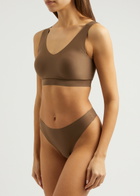 Chantelle Soft Stretch Padded Soft-cup bra Brown