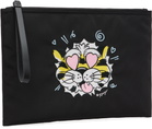 Kenzo Black Kenzo Paris 'KENZO Wild Tiger' Large Pouch