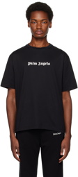 Palm Angels Black Printed T-Shirt