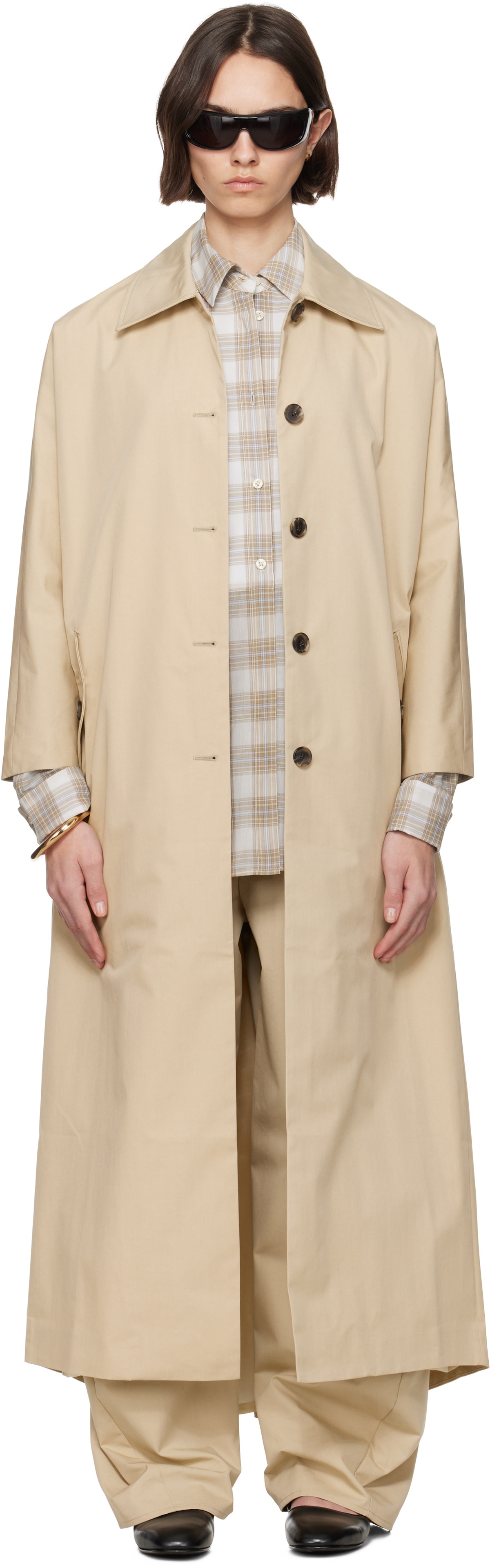 Kallmeyer Beige Tavi Dinner Trench Coat