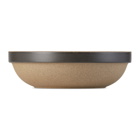 Hasami Porcelain Black and Beige HPB032 Round Bowl