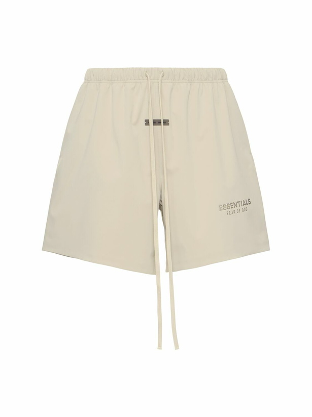 Photo: FEAR OF GOD ESSENTIALS Sporty Nylon Soccer Shorts