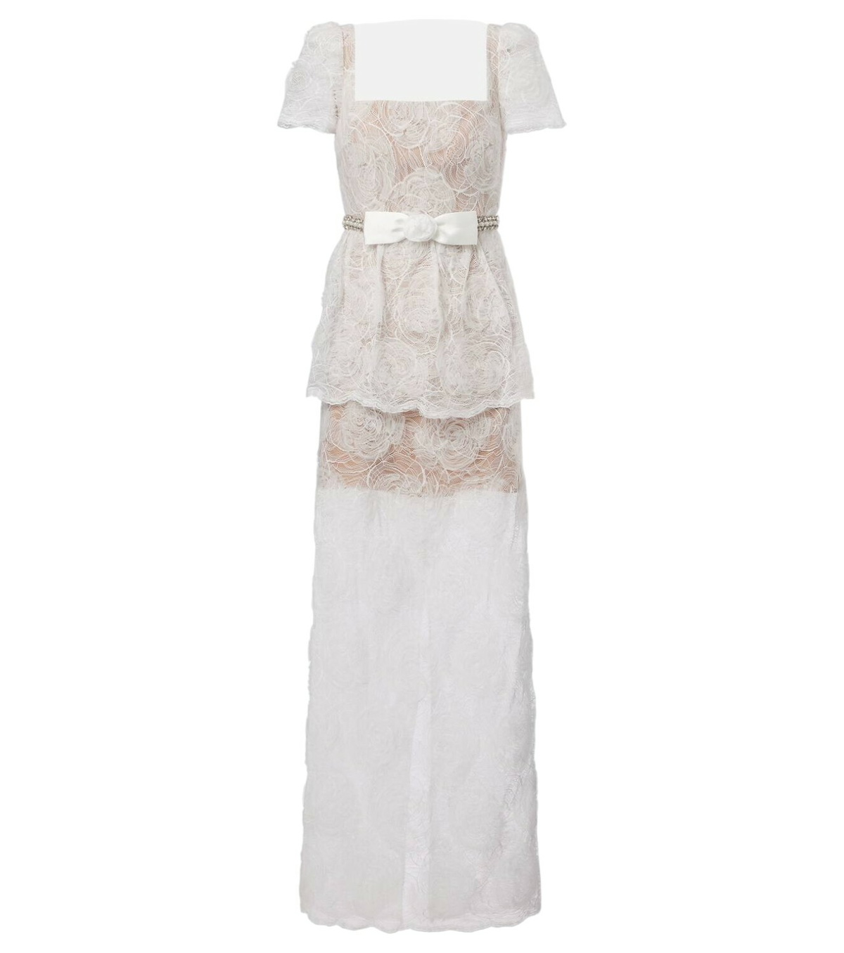 Self-Portrait Cotton lace shirt dress Self-Portrait